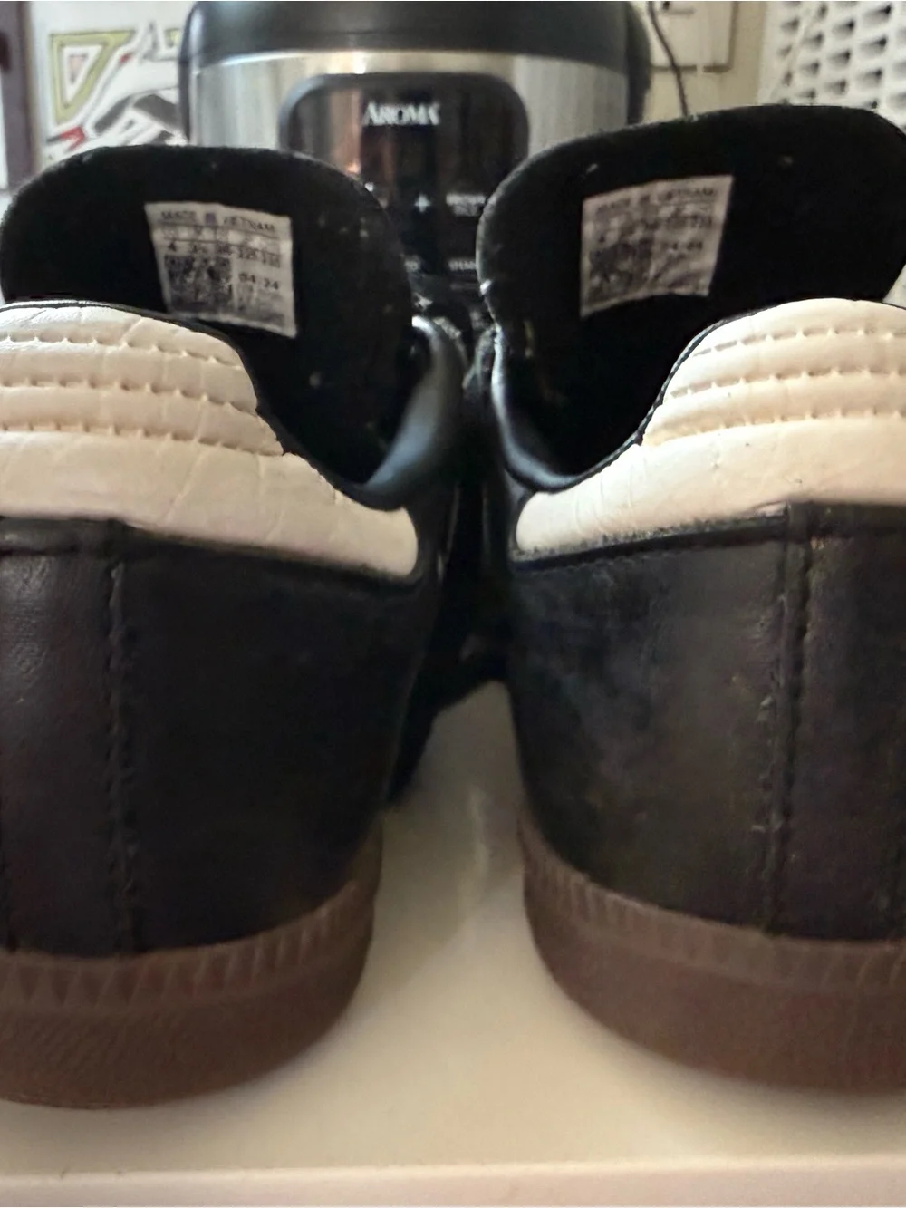 adidas Black Sneakers with Suede Toe